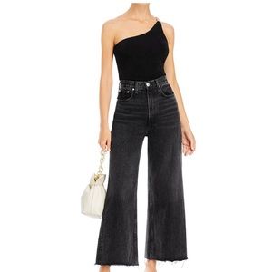 One Shoulder Top with Gold Chain